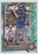2022 Bowman Draft Aqua 16/199 Christopher Paciolla #BD-185 0c3e