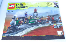 Lego The Lone Ranger Manuals 79108,79106,79111,79109,79107, and 79110