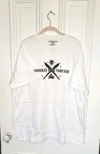Assholes*s Live Forever - White Skull & Fire 2xl