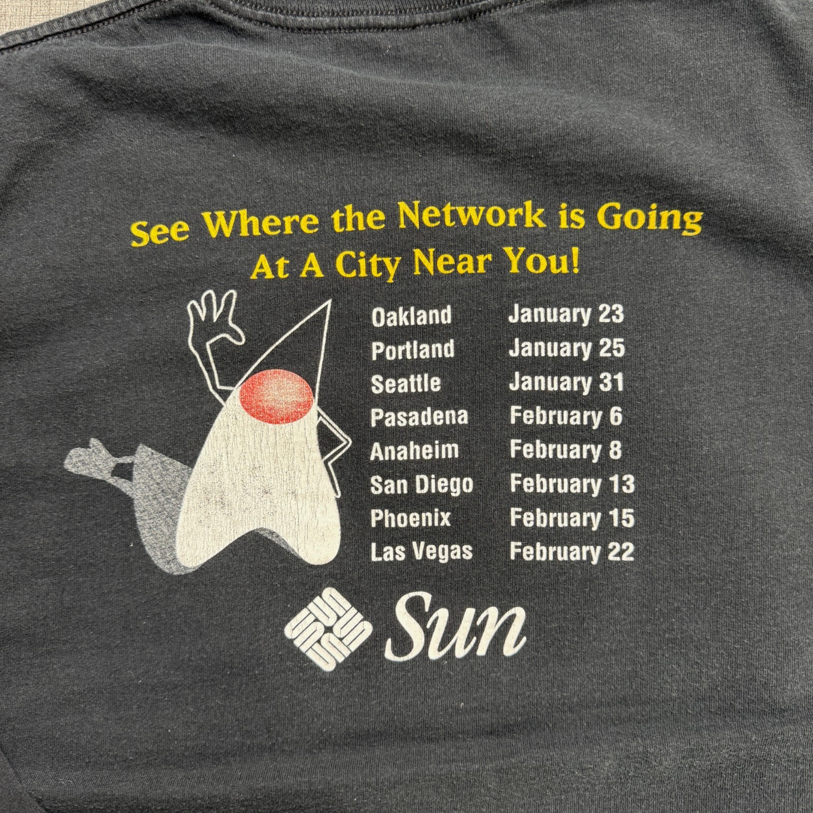 Vintage 90s Java Sun Microsystems Tech Promo Shir… - image 12