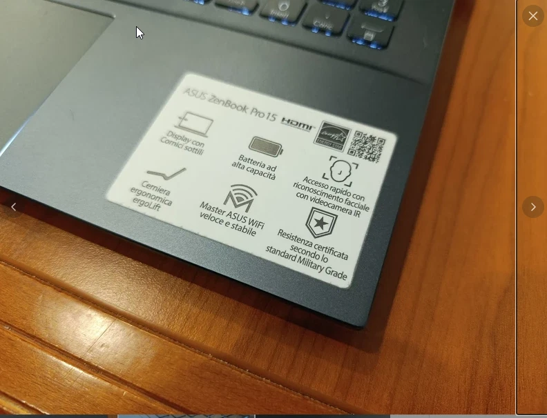 Notebook pc portatile asus 15 i7 geforce gtx potente veloce e silenzioso - Immagine 3 di 4