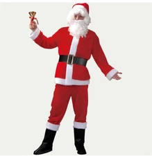 Santa Claus Costume By Hauntlook Size Men Large NEW
