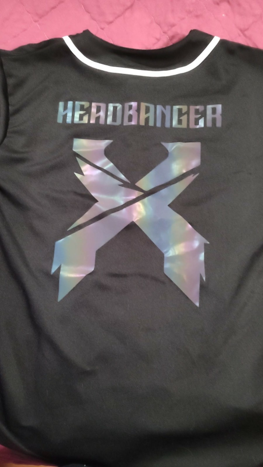 Excision Holographic X Headbanger Baseball Jersey (Black)