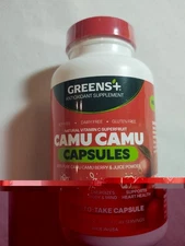 Greens + Plus Antioxidant Supplement Camu Camu - Vitamin C 120 VegCap 
