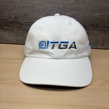 TGA Premier Tennis Hat Cap Strap Back White U...