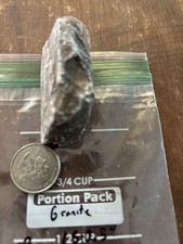 Granite Rock/Mineral Specimen in Portion Pack Bag - Coin for Scale