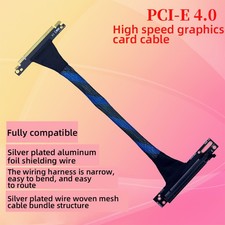 PCIE 4.0 X16 graphics card extension cable GPU AI adapter cable server external