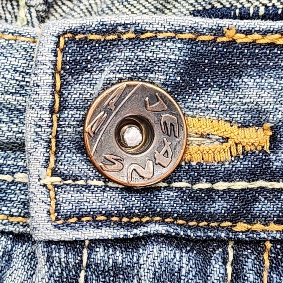 Vintage Y2K Bailey's Point Jeans Mens W34XL32 Blue Premium Heavy Duty Bootcut - Image 2 of 4