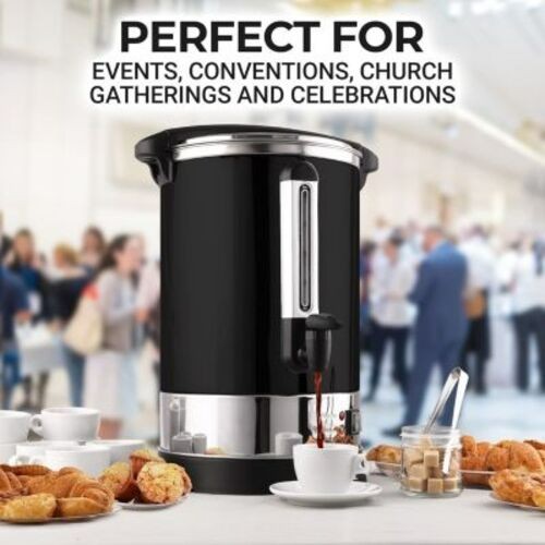 Zulay Kitchen Premium 100 Cup Commercial Coffee Urn - Large Coffee Dispenser