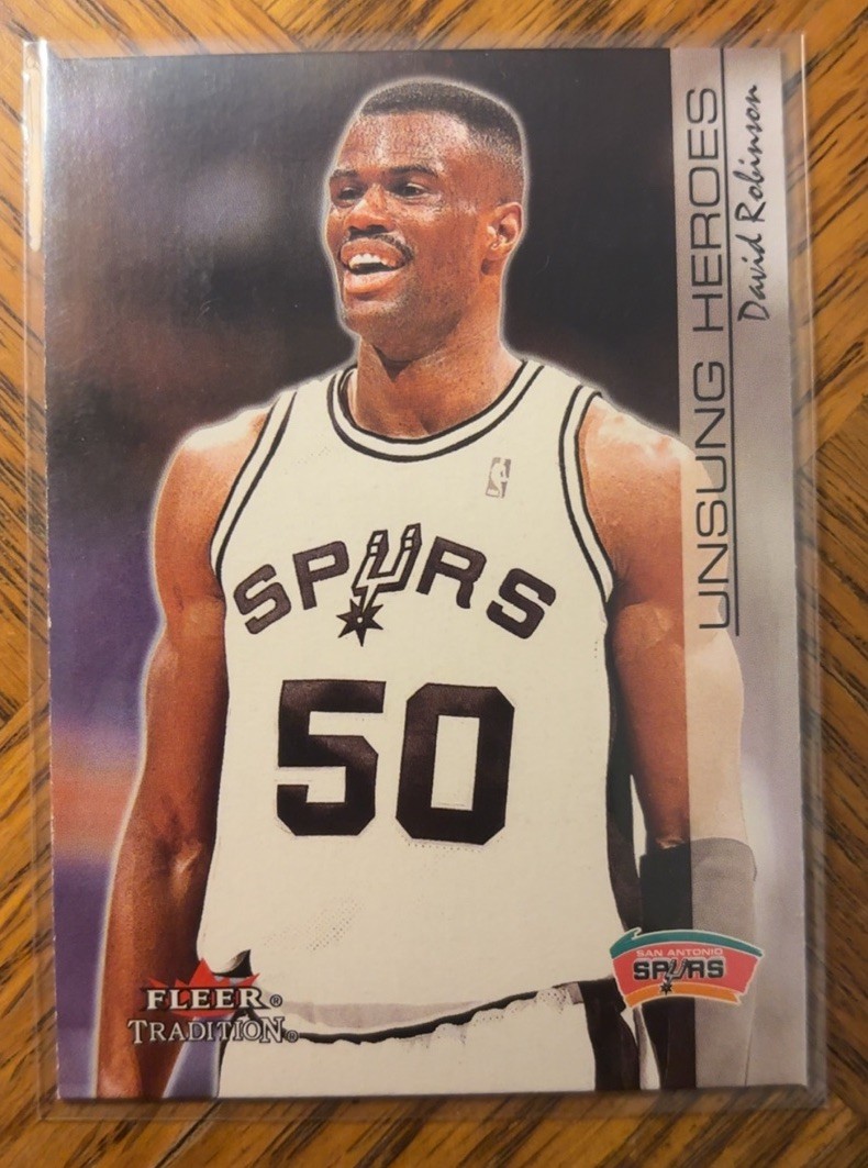 2001 Fleer Tradition Unsung Heros David Robinson #208