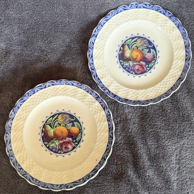2 Copeland Spode   Spode s Tudor  Bread/Butter Plate 6.5'' Vintage Backstamp