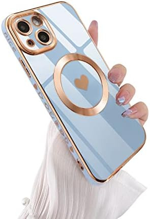 Magnetic Cute Love Heart Case for iPhone 13 with MagSafe