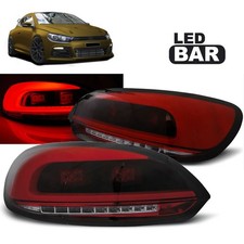 LED-BALKEN-RÜCKLEUCHTEN ROT SMOKE passend für LDVWC2 VW SCIROCCO III 08-04.14
