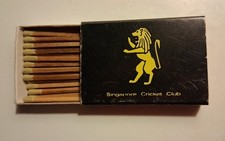 Singapore Cricket Club ~ Hard to Find ~ Vinta...