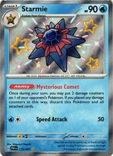 Pokemon TCG Starmie Baby Shiny 119/091 SV: Paldean Fates Holo NM