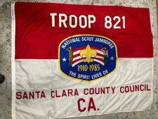 1985 Boy Scout National Jamboree Troop 821 Flag 3x5 Feet