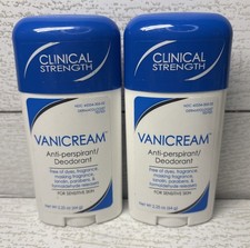 Vanicream Anti-Perspirant/Deodorant for Sensitive Skin 2.25oz Exp. 2028 Lot Of 2