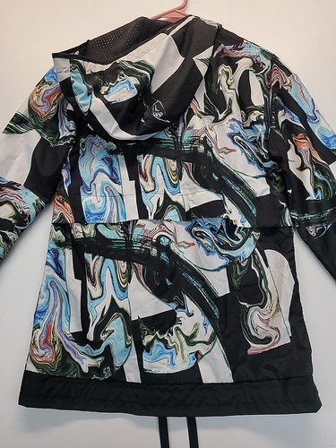 Nike NSW All Over Marble Print Kapuzenpullover Jacke Damen Größe XS 908766 010 - Bild 10 von 10
