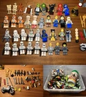 LEGO Lot Star Wars Ninjago Mini Figures Bionicles Mixed Sets Accessories ≈8lbs💰