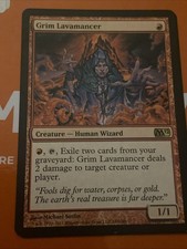 MTG Grim Lavamancer English Magic 2012 MTG Magic Rare!
