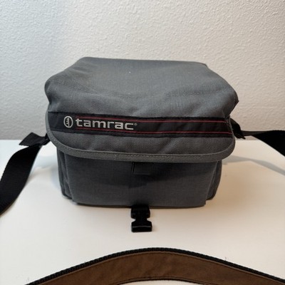 Vintage Tamrac Model 602 Camera Shoulder Bag Gray Made in USA 1983 35mm SLR