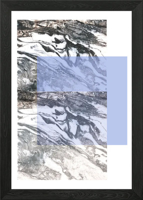 Geometrische Marmor Kunst Gerahmtes Wandbild Poster Leinwanddruck Bild