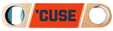 Syracuse Orange Wooden Bottle Opener - Full Color Design