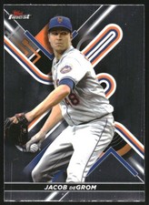 2022 Topps Finest Baseball Card #70 Jacob deGrom