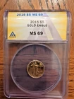 2015 $5 Dollar Coin GOLD AMERICAN EAGLE ANACS MS69