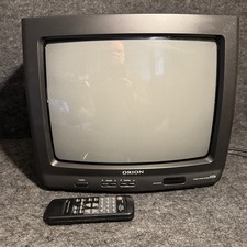 Orion TV1326BW 13" CRT TV Gaming Television Color Tube w/ Remote Works Vtg 1998