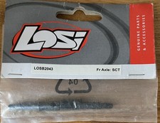 Assale anteriore Team Losi (2 pezzi) LOSB2043 per camion Strike Short Course RC 1/10 SCT