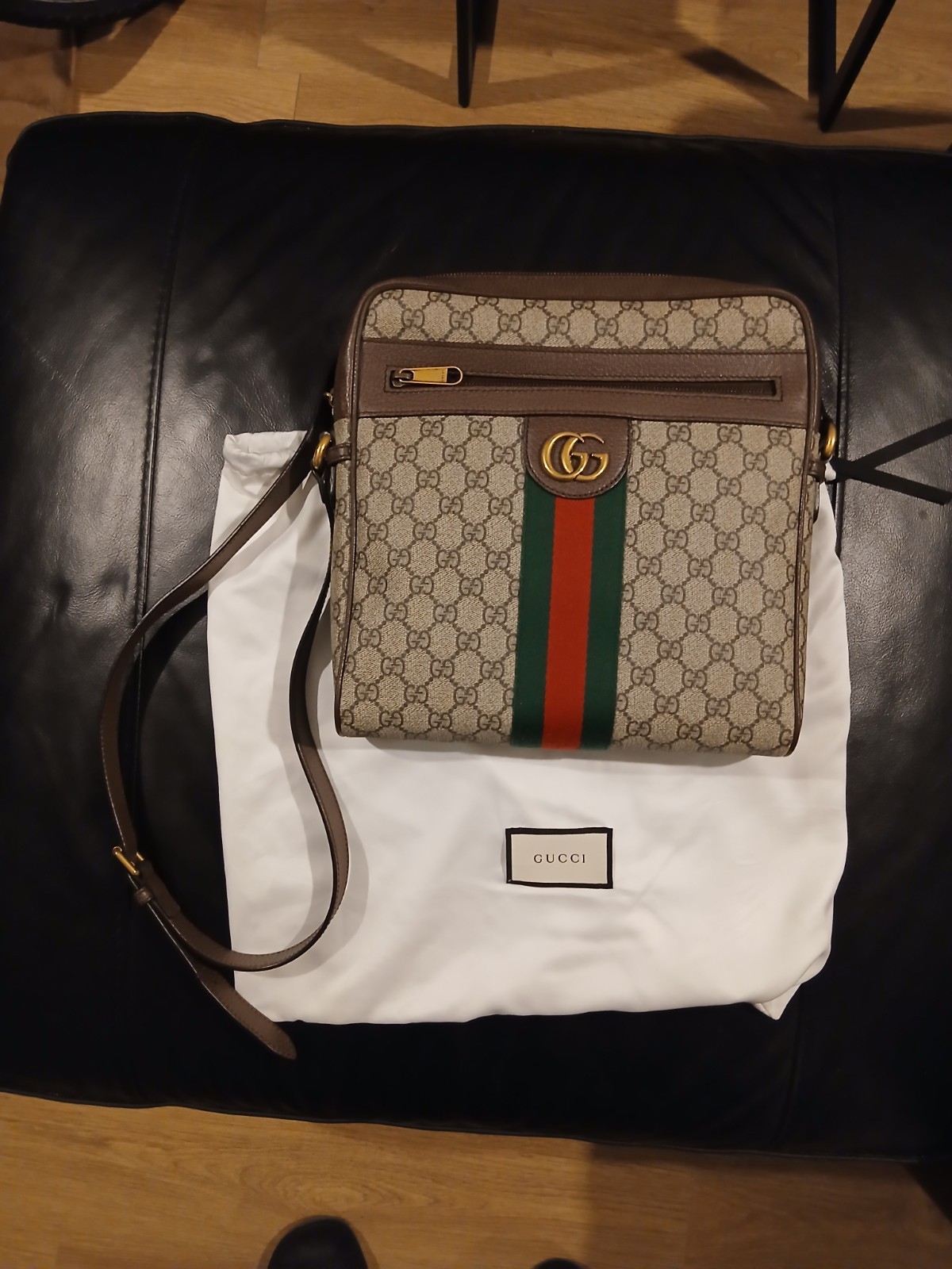 Authentic Ophidia Gucci GG Messenger Bag (Large)