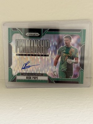 2024-25 Panini Prizm Nick Pope Newcastle United Autograph Soccer Card