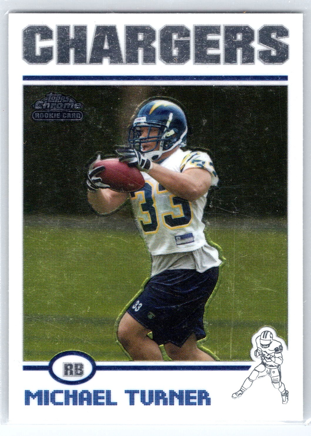 Michael Turner 2004 Topps Chrome Rookie! Chargers