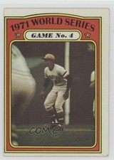 1972 Topps 1971 World Series Roberto Clemente Game No 4 #226 HOF 1p00
