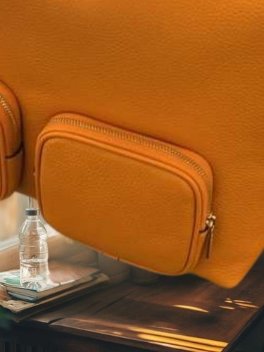Michael Kors Merritt Women Large Leather Zip Pocket Cargo Shoulder Bag Handbag - Picture 55 of 95