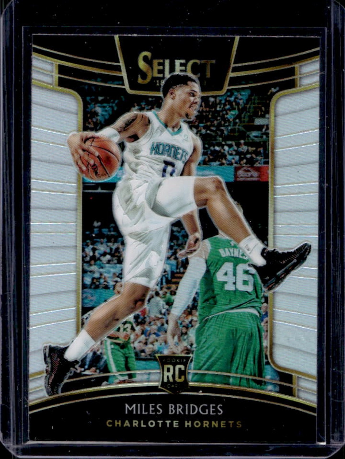 2018-19 Select Miles Bridges RC Silver Prizm Concourse #17 Hornets