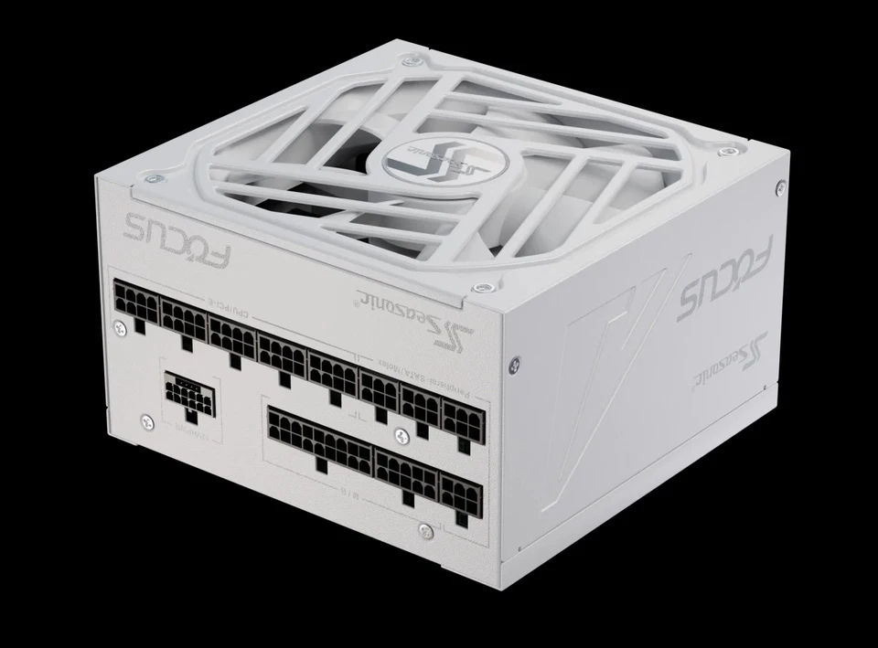 Fuente de alimentación completamente modular dorada Seasonic FOCUS GX-1000 ATX3 1000W 80+ Foto 3 de 4