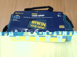 Irwin Vise Grip Set 5 Pcs in Sturdy Carry Bag