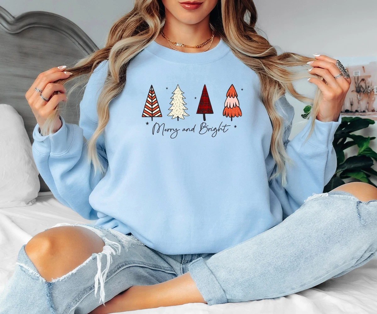 Maglia Natalizio Donna Maglia Lunga Donna Felpe Invernale - Foto 8