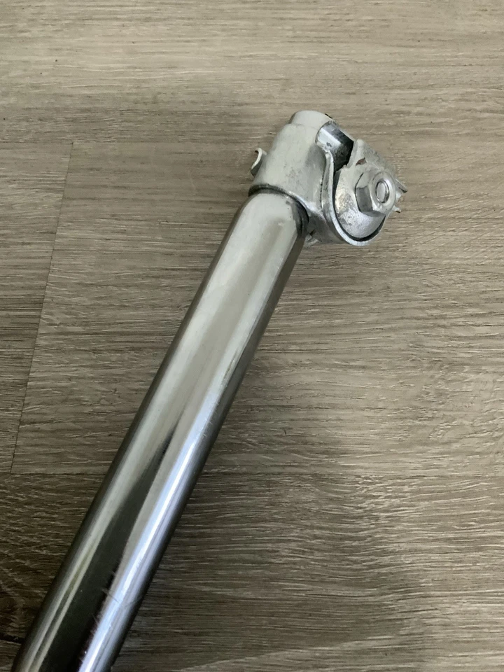 TIJA DE SILLÍN DE ACERO 26,6 MM X 200 MM LONGITUD TOTAL CON CUELLO DE ASIENTO 258 GRAMOS Foto 4 de 4