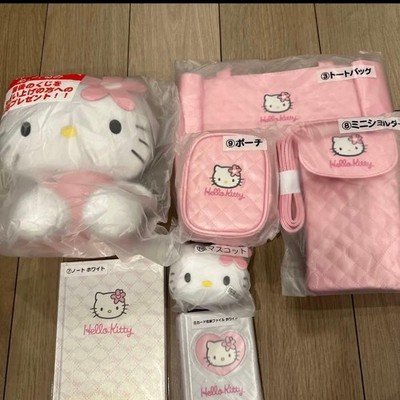 Sanrio Hello Kitty Lotteriepreis Plüsch Tragetasche Kartenmappe Etui...