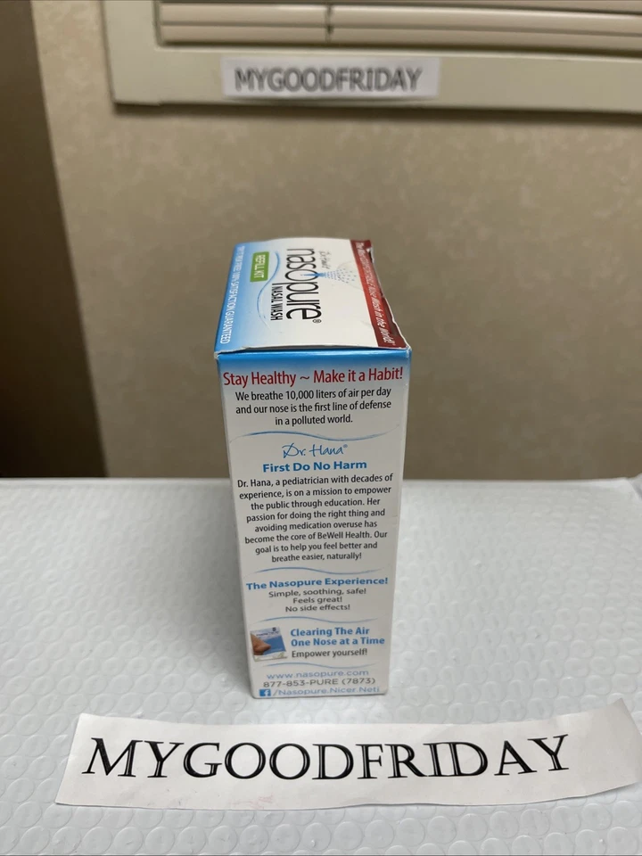 Kit de recarga de lavado nasal Dr. Hana's Nasopure - 1 cada uno - 40 quilates caducidad: 2/2026 paquete sellado Foto 4 de 4