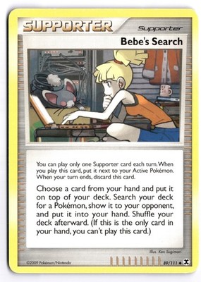 Bebe's Search - RR #89/111 Rising Rivals Uncommon Normal MP