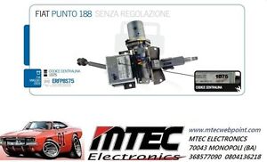 Servosterzo elettrico rigenerato Fiat Punto 188 / 1075 senza regolazione volante