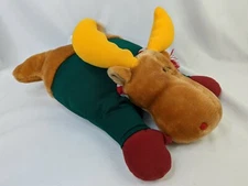 Kohls Reindeer Pillow Plush 17 Inch Christmas Stuffed Animal Toy