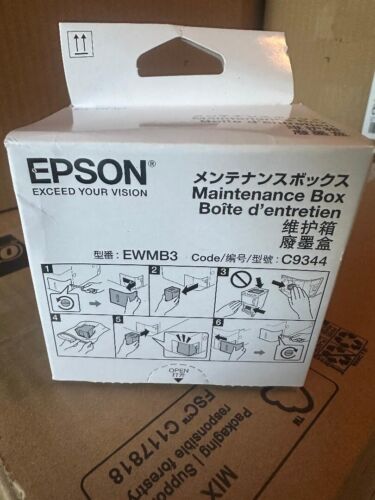 5 boxes of EPSON MAINTENANCE BOX EWMB3 C9344 Brand New Factory sealed C12C934461
