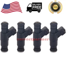 Set of 4 Fuel Injectors for Audi TT Volkswagen Golf Beetle Jetta L4 1.8L Turbo