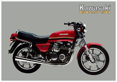 KAWASAKI Kawasaki Z750 KZ750 Poster | 1980-1984 | New Zealand
