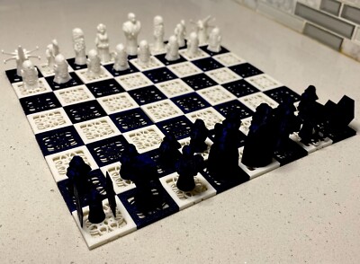 ''3D Printed Star Wars Chess Set   Custom Galactic Pieces, Unique Collectible!''